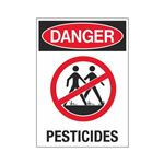 Danger Pesticides 10" x 14" Sign